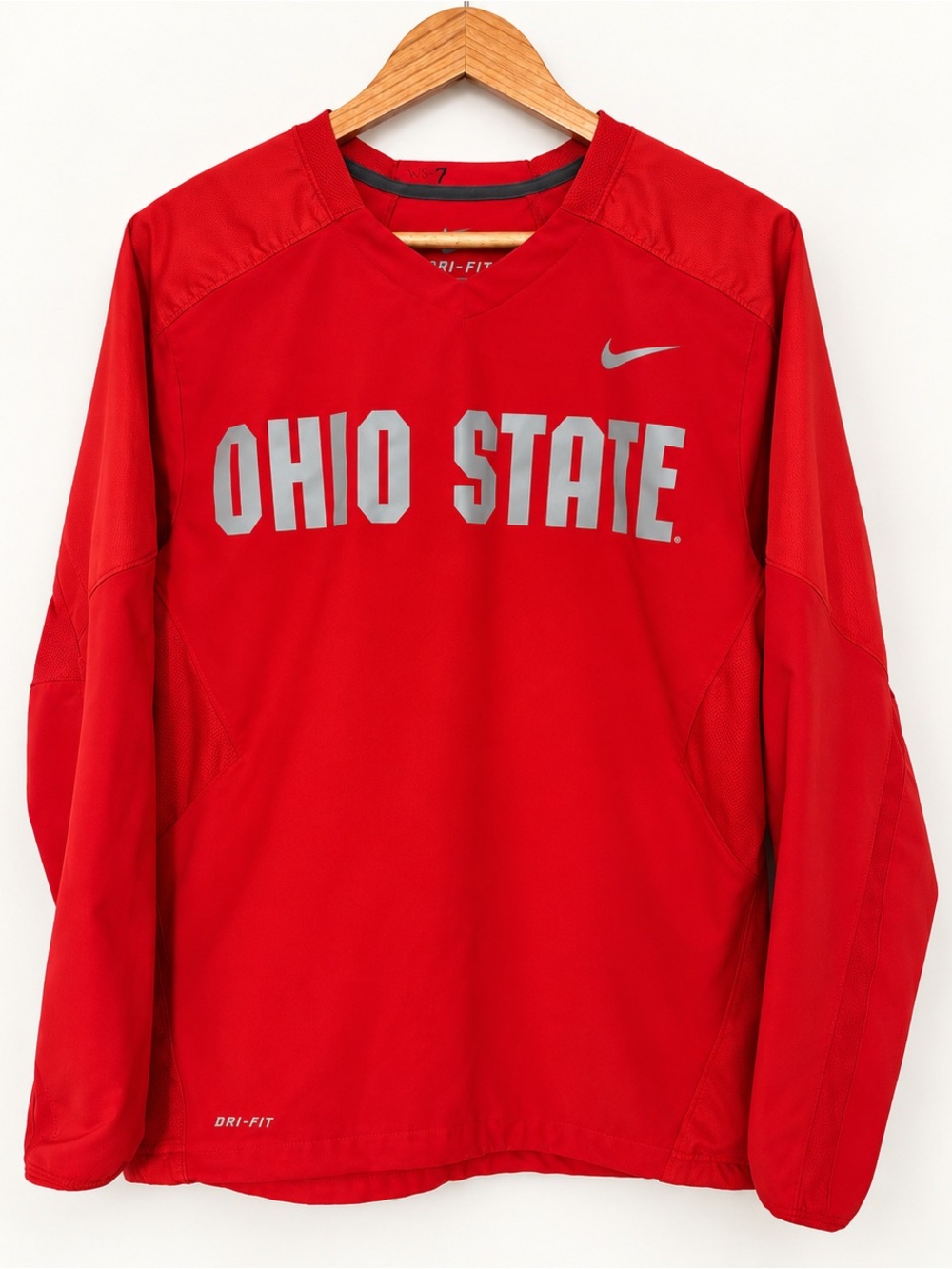 Nike Women Red Dri-FIT Performance Jacket with Contrast Collar
